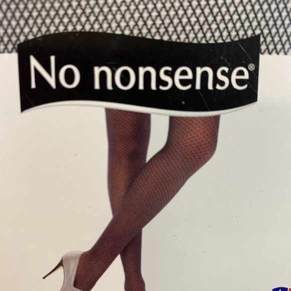 NO NONSENSE -- Tights, Micro-Mesh, Black, Control Top, Sheer, Fishnet - Picture 2 of 5